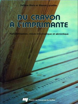 cover image of Du crayon à l'imprimante